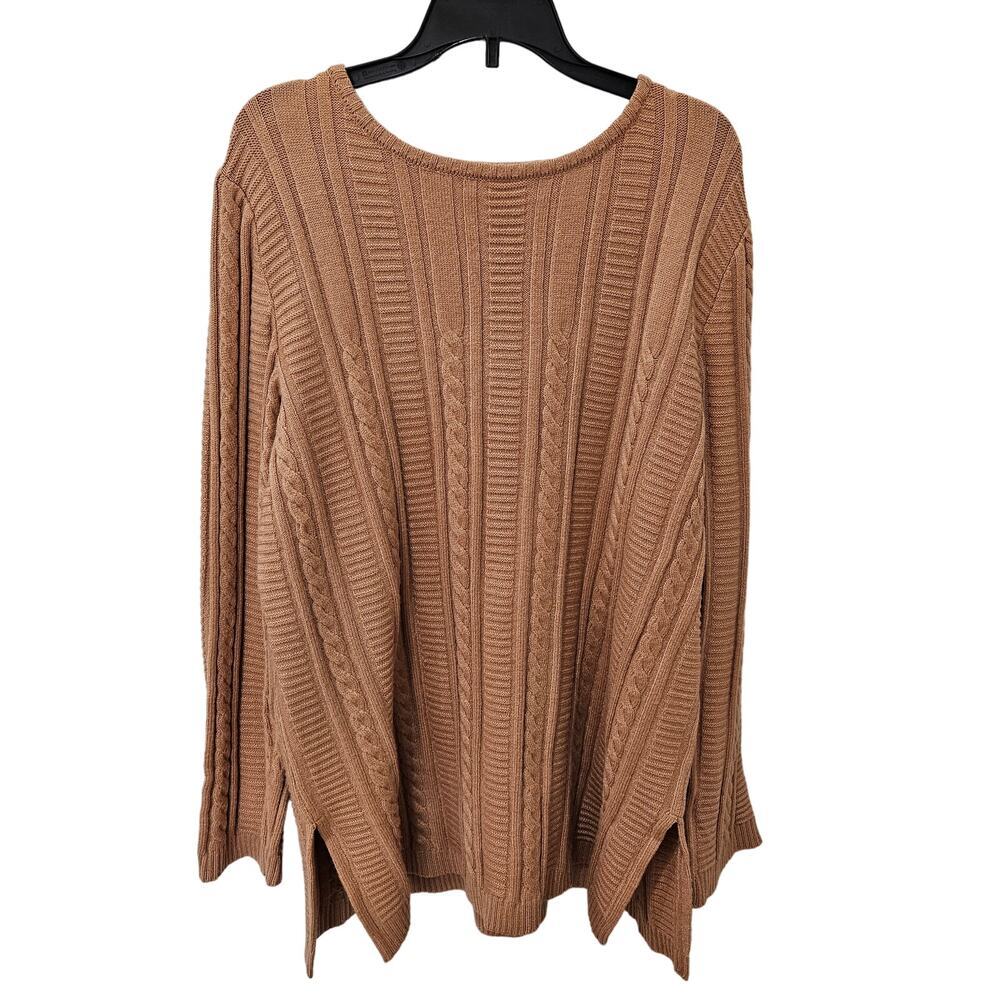 Women's Cable Knit Sweater by Misook‎ Size Large